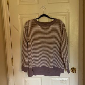 Striped Scoop Neck Sweater